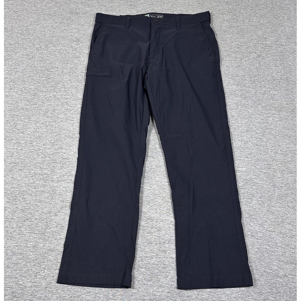 UB Tech Pants Mens Size 34x30 Blue Comfort Waist Chino Stretch UPF 50 Travel NEW